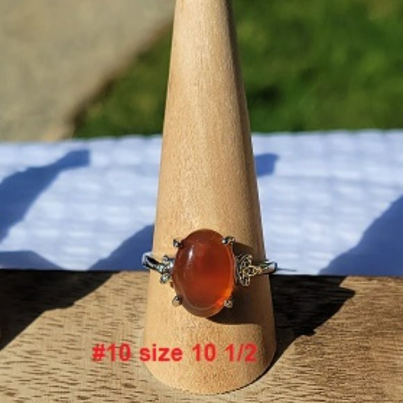 Carnelian Gemstone Rings - Picture 10 of 10